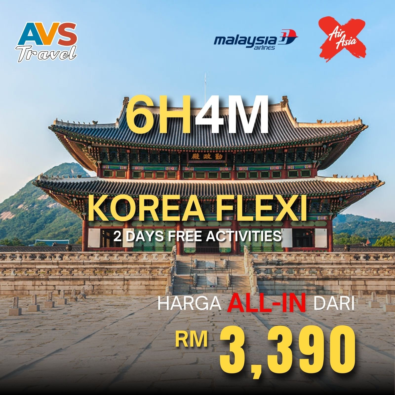 6D4N Korea Flexi